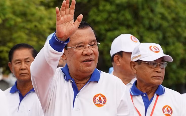Chủ tịch CPP, Thủ tướng Hun Sen. Ảnh: Reuters