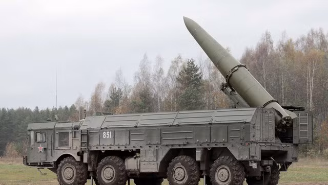 Tên lửa đạn đạo Iskander-M của Nga. Ảnh: Sputnik