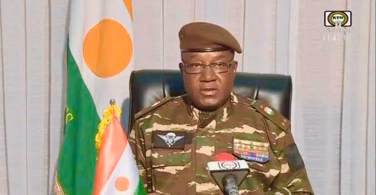 Tướng Abdourahamane Tchiani lãnh đạo chính quyền quân sự Niger. Ảnh: TTXVN