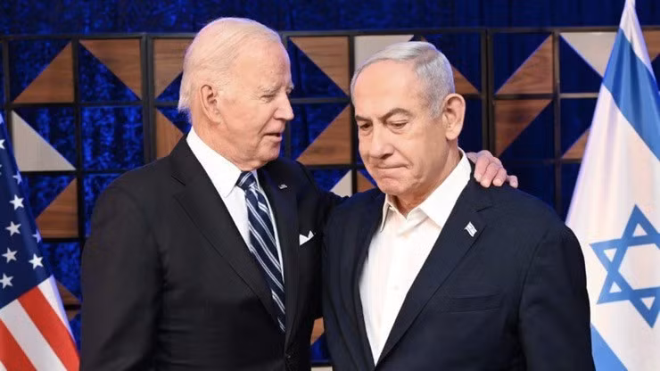 Tổng thống Mỹ Joe Biden và Thủ tướng Israel Benjamin Netanyahu. Ảnh: TTXVN