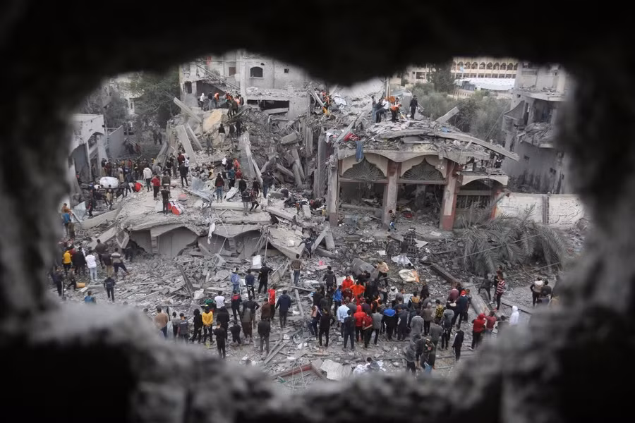 Thế giới tin tưởng thỏa thuận nhân đạo tạm thời giữa Israel và Hamas mở ra cơ hội ổn định lâu dài cho người dân Dải Gaza. Ảnh: AP