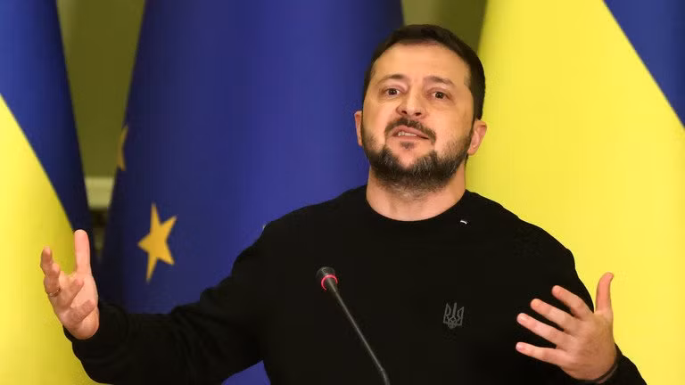 Ông Zelensky. Ảnh: NDT Ông Zelensky. Ảnh: NDT