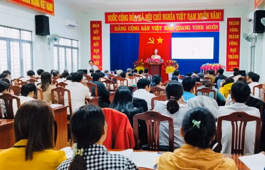 Quang cảnh lớp tập huấn. Ảnh: Sơn Trung Quang cảnh lớp tập huấn. Ảnh: Sơn Trung
