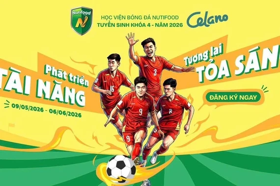 Học viện Nutifood tuyển sinh cầu thủ năng khiếu khóa 4 