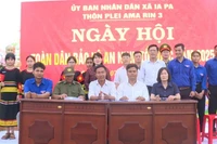 Xã Ia Pa tổ chức thành công Ngày hội Toàn dân bảo vệ an ninh Tổ quốc năm 2025