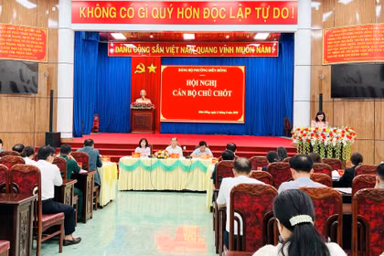 Đảng ủy phường Diên Hồng tổ chức Hội nghị cán bộ chủ chốt về công tác quy hoạch cán bộ