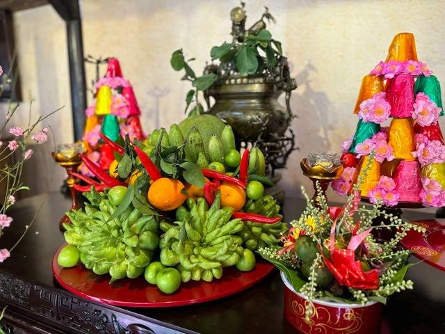 Mâm ngũ quả của người miền Bắc thường có chuối Mâm ngũ quả của người miền Bắc thường có chuối