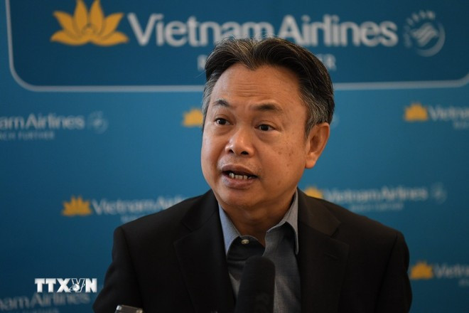 Ông Santi Sawangcharoen, Đại diện Tổng cục Du lịch Thái Lan (TAT) trả lời phỏng vấn. (Ảnh: Huy Tiến/TTXVN) Ông Santi Sawangcharoen, Đại diện Tổng cục Du lịch Thái Lan (TAT) trả lời phỏng vấn. (Ảnh: Huy Tiến/TTXVN)