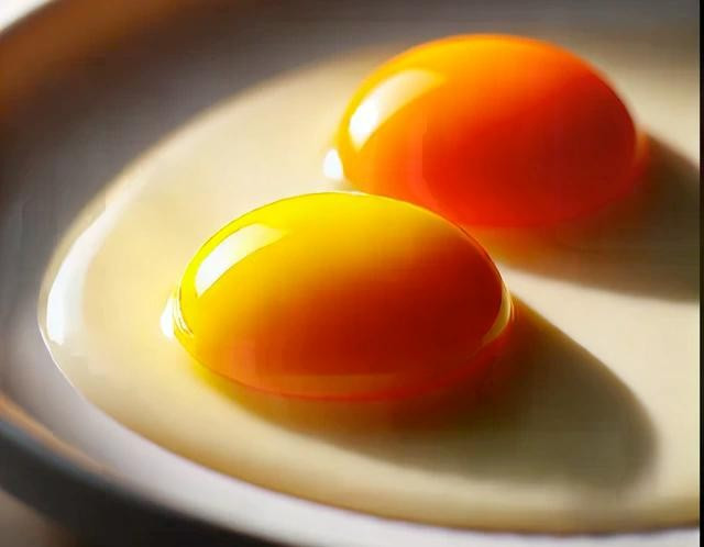 Màu sắc của lòng đỏ không phản ánh giá trị dinh dưỡng hoặc chất lượng của trứng Màu sắc của lòng đỏ không phản ánh giá trị dinh dưỡng hoặc chất lượng của trứng