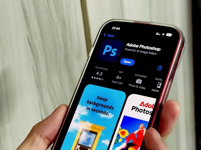 iPhone đã có ứng dụng Photoshop miễn phí iPhone đã có ứng dụng Photoshop miễn phí