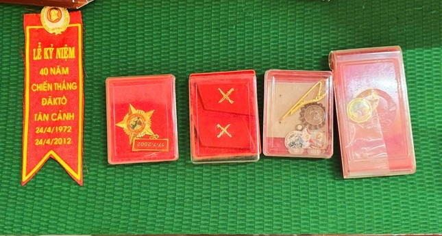 Cựu binh Nguyễn Văn Tính tự hào là một người lính. Cựu binh Nguyễn Văn Tính tự hào là một người lính.