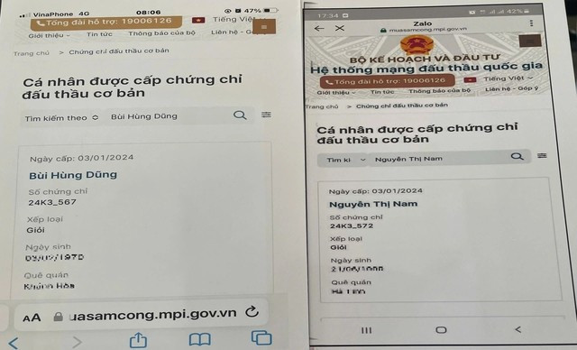 Một số giáo viên hoang mang khi được cấp chứng chỉ đấu thầu dù không đăng ký theo học Một số giáo viên hoang mang khi được cấp chứng chỉ đấu thầu dù không đăng ký theo học