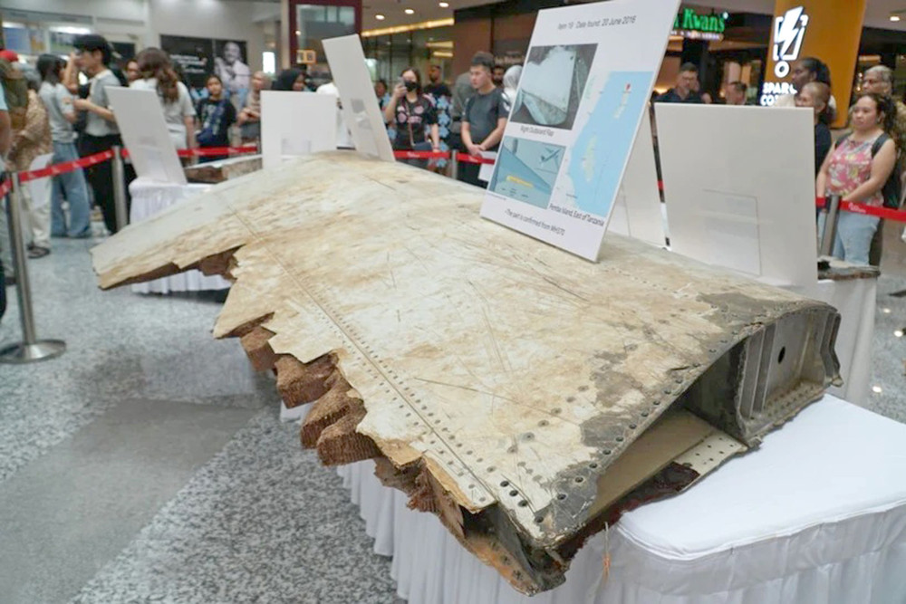 Một phần cánh của máy bay MH370 đã được tìm thấy. Ảnh: TTXVN may-bay.jpg