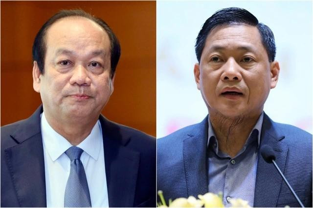 Ông Mai Tiến Dũng (trái) và Nguyễn Cao Trí Ông Mai Tiến Dũng (trái) và Nguyễn Cao Trí