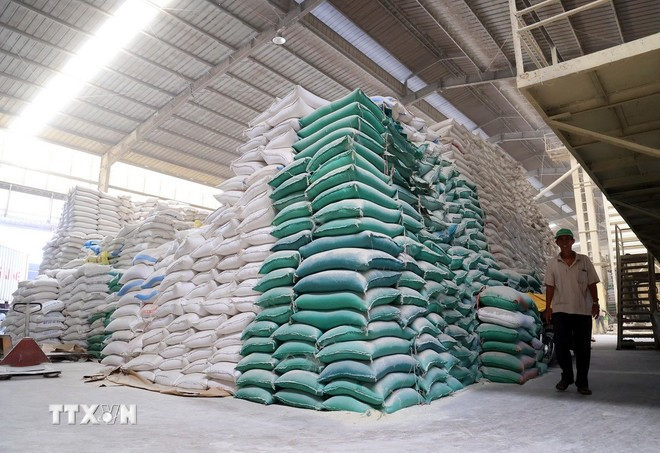 Một kho gạo. (Ảnh: Hồng Đạt/TTXVN) Một kho gạo. (Ảnh: Hồng Đạt/TTXVN)