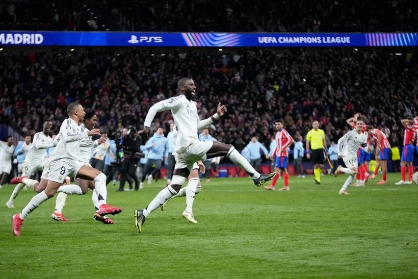 Real Madrid giành quyền vào tứ kết Champions League. (Nguồn: AP) untitled.jpg
