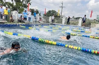 Tuy Phước tổ chức thành công Giải bơi lội Đại hội TDTT lần thứ I