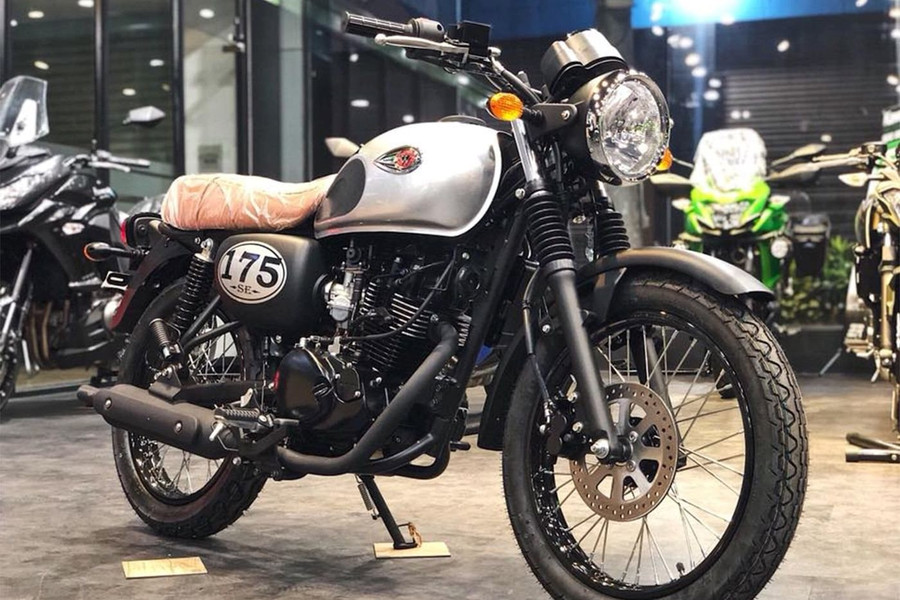 Kawasaki W175 SE sở hữu kiểu dáng gọn gàng. Ảnh: S.T kawa-2.jpg