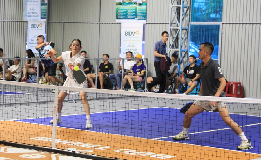220 cặp VĐV tham gia Giải Pickleball Diễn đàn Viettennis và Pickleball Gia Lai lần thứ II-2025. Ảnh: H.H giai-dau-thu-hut-hon-200-cap-van-dong-vien-tham-gia-anh-hoang-hoai.jpg
