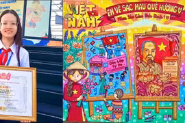 Phạm Dương Thủy Tiên đạt giải xuất sắc tại Cuộc thi vẽ tranh toàn quốc “Em vẽ sắc màu quê hương” năm 2025.