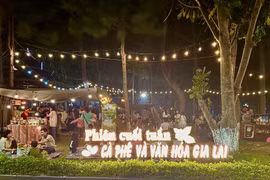 "Phiên cuối tuần cà phê và văn hóa Gia Lai" chính thức đi vào hoạt động.