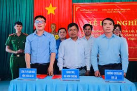 Trường Cao đẳng Gia Lai và Công ty Cổ phần Chăn nuôi Nắng Vàng kết nghĩa với làng Tar