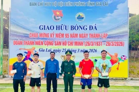 Đoàn phường Hội Phú vô địch Giải giao hữu bóng đá chào mừng Ngày thành lập Đoàn