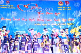 Ấm áp “Tết sum vầy - Xuân biên giới” 2026 tại xã biên giới Ia Mơ.