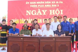 Xã Ia Pa tổ chức thành công Ngày hội Toàn dân bảo vệ an ninh Tổ quốc năm 2025