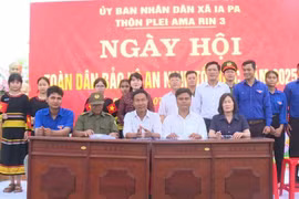 Xã Ia Pa tổ chức thành công Ngày hội Toàn dân bảo vệ an ninh Tổ quốc năm 2025