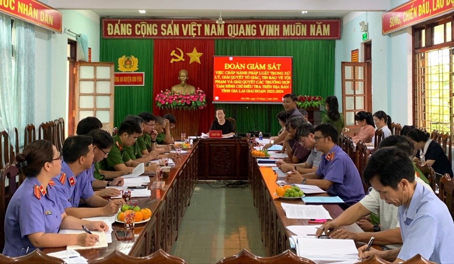 Quang cảnh buổi giám sát. Ảnh: R.H Quang cảnh buổi giám sát. Ảnh: R.H