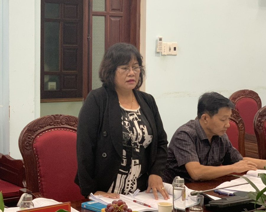 Thành viên đoàn giám sát phát biểu ý kiến tại buổi giám sát. Ảnh: R.H Thành viên đoàn giám sát phát biểu ý kiến tại buổi giám sát. Ảnh: R.H