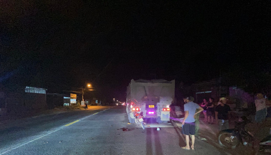 Hiện trường vụ tai nạn giao thông. Ảnh: Người dân cung cấp Hiện trường vụ tai nạn giao thông. Ảnh: Người dân cung cấp