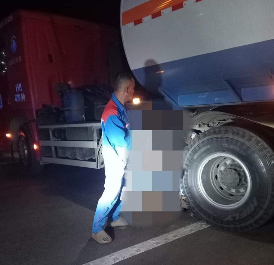 Hiện trường vụ va chạm giao thông. Ảnh: người dân cung cấp Hiện trường vụ va chạm giao thông. Ảnh: người dân cung cấp