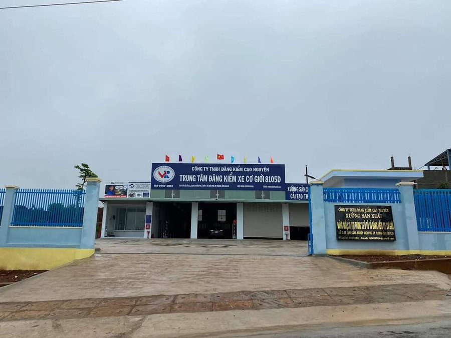 Trung tâm 81-05D thuộc Công ty TNHH Đăng kiểm Cao nguyên. Ảnh: Công an tỉnh Trung tâm 81-05D thuộc Công ty TNHH Đăng kiểm Cao nguyên. Ảnh: Công an tỉnh