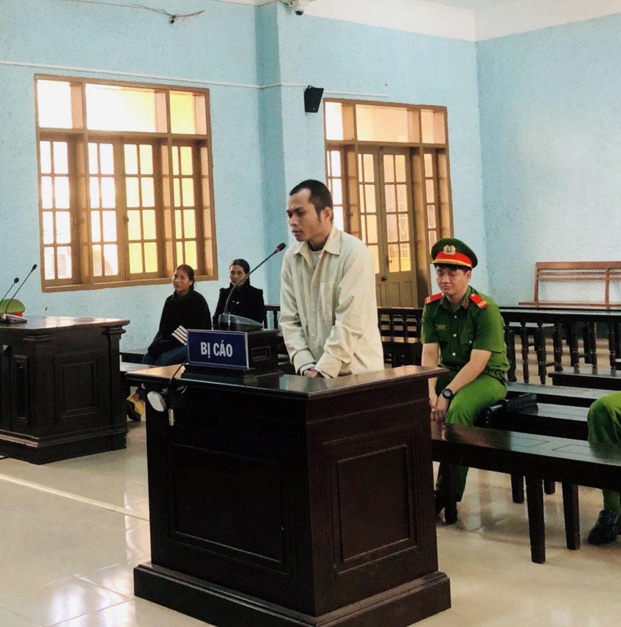 Bị cáo Kpă Y Teng tại phiên tòa. Ảnh: T.D