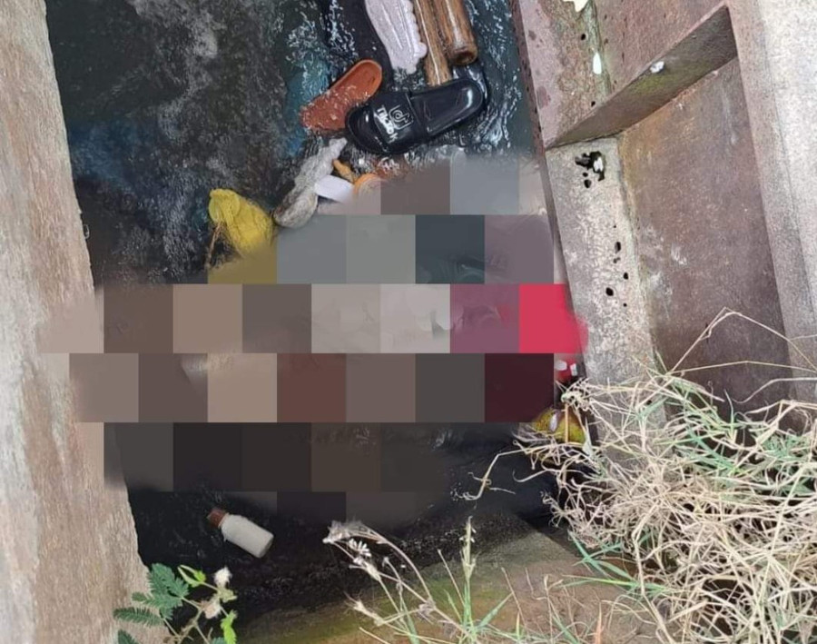 Hiện trường nơi phát hiện thi thể nạn nhân. Ảnh: Công an huyện Phú Thiện