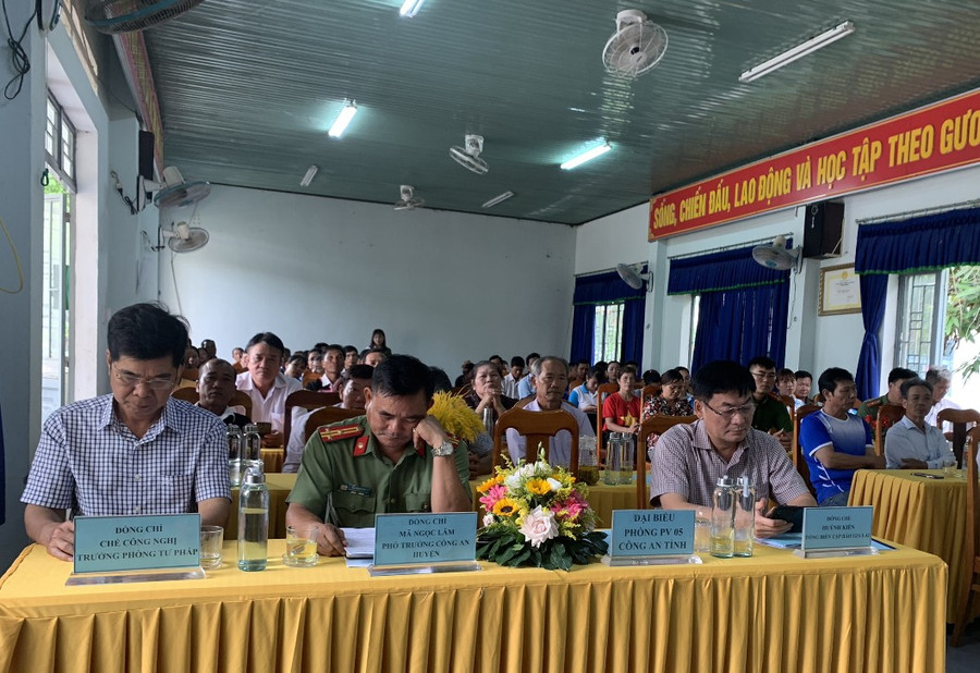 Các đại biểu tham dự ngày hội toàn dân bảo vệ an ninh Tổ quốc năm 2023. Ảnh: R&apos;Ô HOK