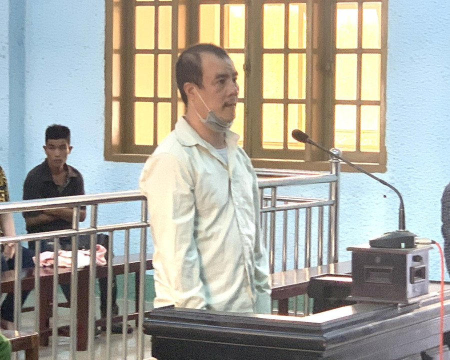 Bị cáo Lê Minh Nhựt tại phiên tòa. Ảnh: R'Ô HOK Bị cáo Lê Minh Nhựt tại phiên tòa. Ảnh: R'Ô HOK