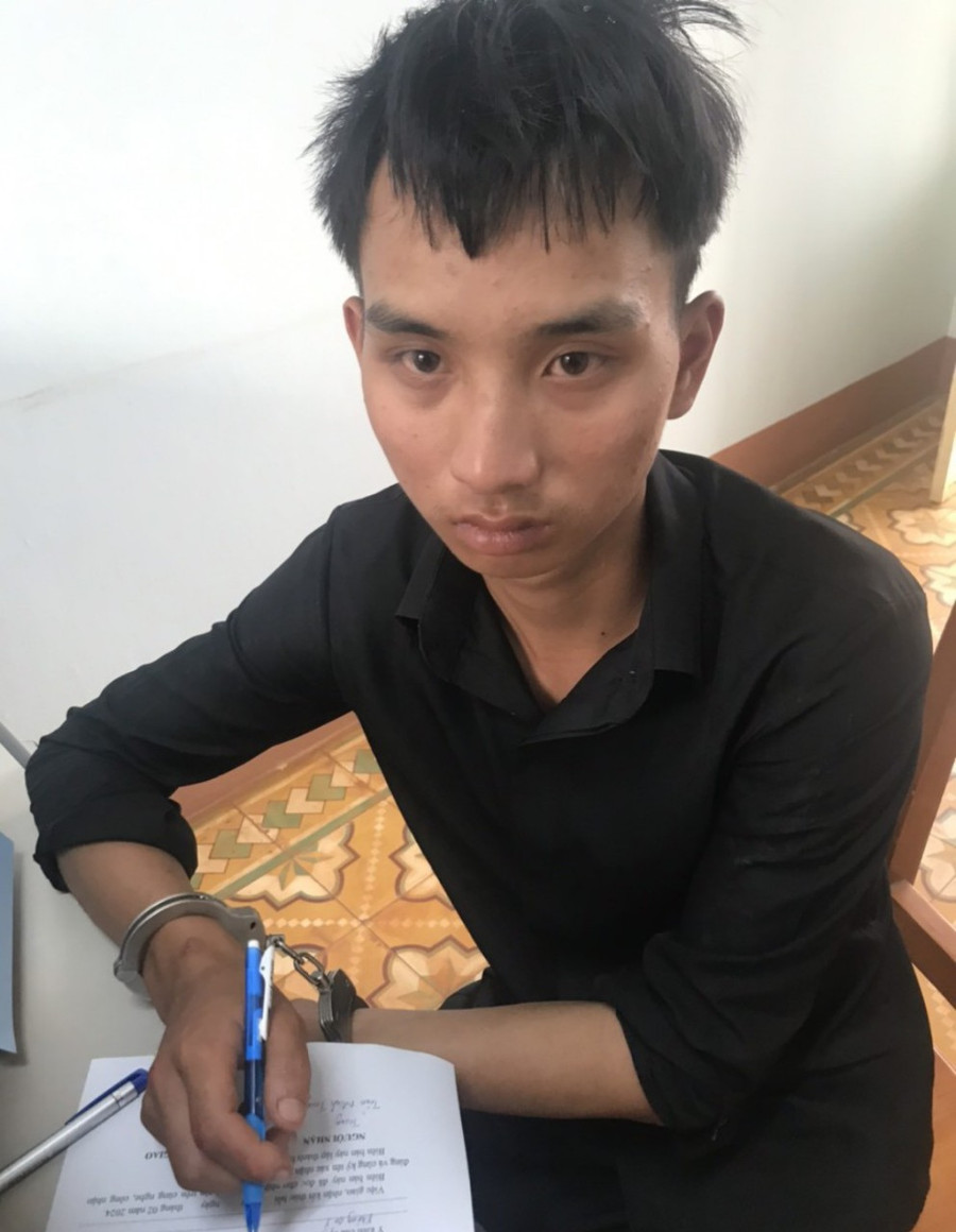 Đối tượng Trần Minh Trung. Ảnh: Công an huyện Đak Đoa