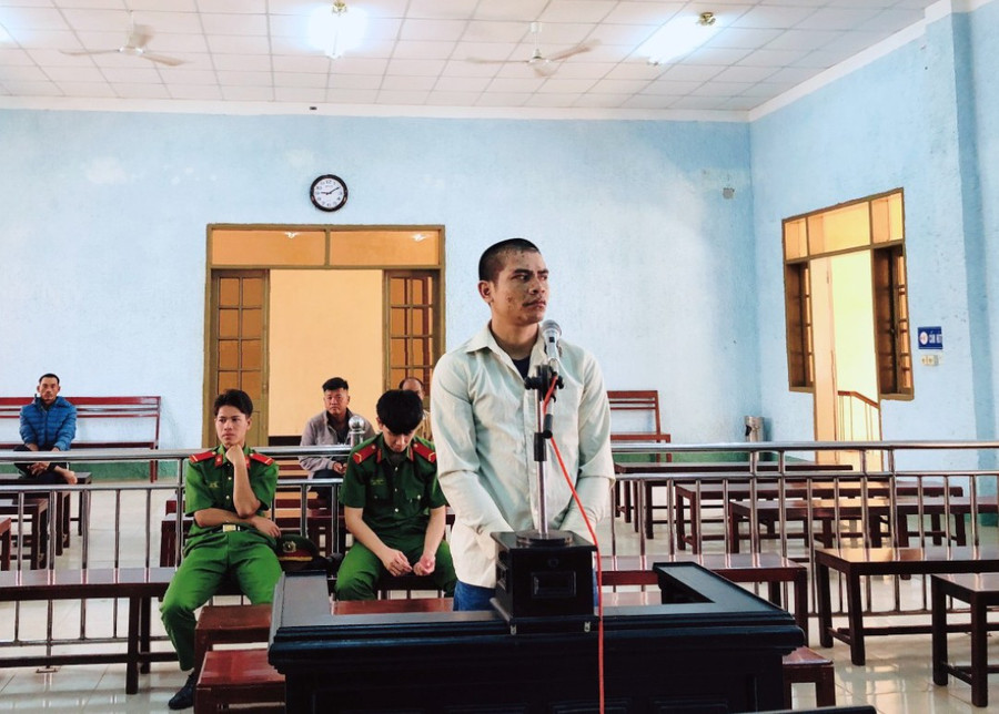 Bị cáo Yin tại phiên tòa.Ảnh: T.D Bị cáo Yin tại phiên tòa.Ảnh: T.D