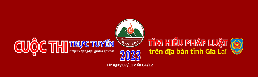 28 cá nhân đạt giải thưởng cuộc thi trực tuyến tìm hiểu pháp luật trên địa bàn tỉnh Gia Lai năm 2023
