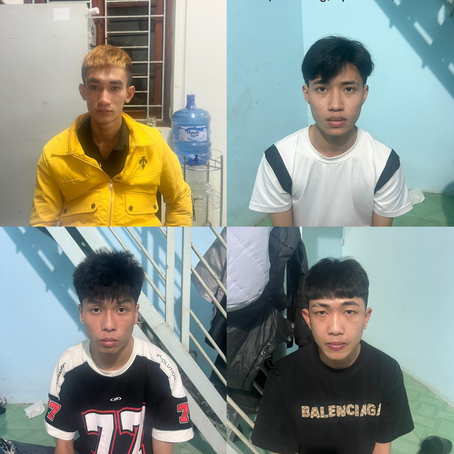 Cơ quan Cảnh sát Điều tra Công an TP. Pleiku đã ra quyết định tạm giữ hình sự 4 đối tượng. Ảnh: Công an TP. Pleiku