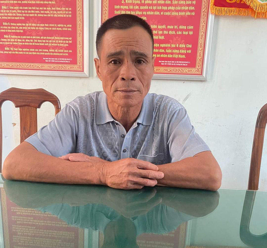 Đối tượng Đinh Công Quyến. Ảnh: Công an huyện Mang Yang Đối tượng Đinh Công Quyến. Ảnh: Công an huyện Mang Yang