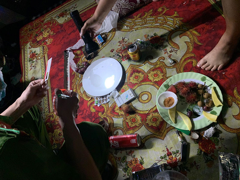 Hiện trường xảy ra vụ việc. Ảnh: Công an thị xã An Khê Hiện trường xảy ra vụ việc. Ảnh: Công an thị xã An Khê