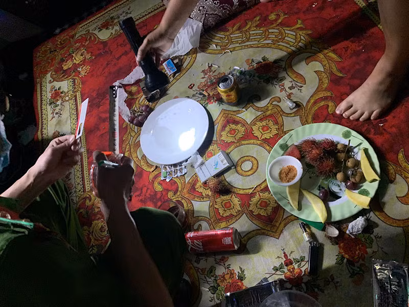 Hiện trường xảy ra vụ việc. Ảnh: Công an thị xã An Khê