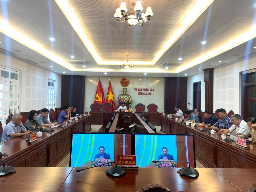 Quang cảnh Hội nghị quán triệt, triển khai một số luật, nghị quyết của Quốc hội khoá XV tại điểm cầu tỉnh Gia Lai.Ảnh: R.H Quang cảnh Hội nghị quán triệt, triển khai một số luật, nghị quyết của Quốc hội khoá XV tại điểm cầu tỉnh Gia Lai.Ảnh: R.H