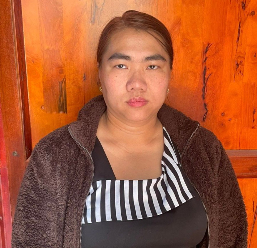 Đối tượng Vũ Thị Thu Trang. Ảnh: Công an tỉnh