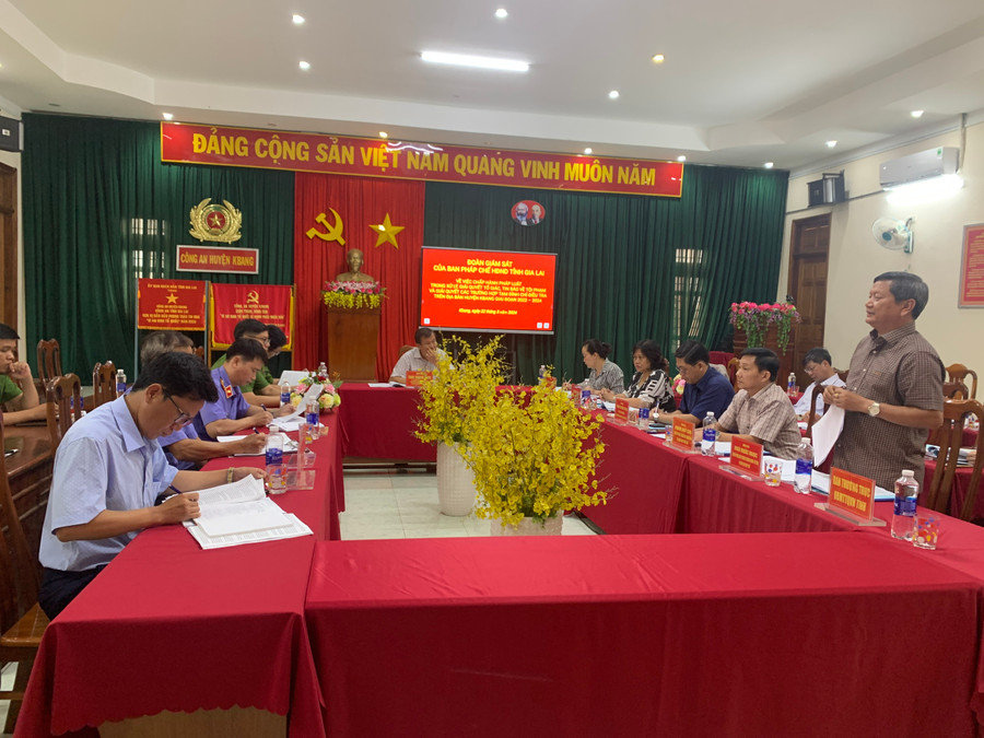 Quang cảnh buổi giám sát. Ảnh: R.H Quang cảnh buổi giám sát. Ảnh: R.H