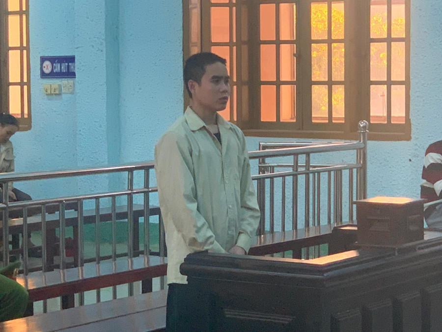 Bị cáo Bùi Văn Thịnh tại phiên tòa.Ảnh: R.H
